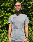 Monochrome Daily Dozen T-Shirt (All Languages)